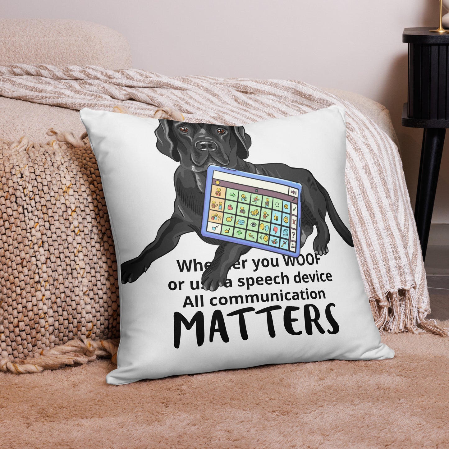 All Communication Matters Pillow