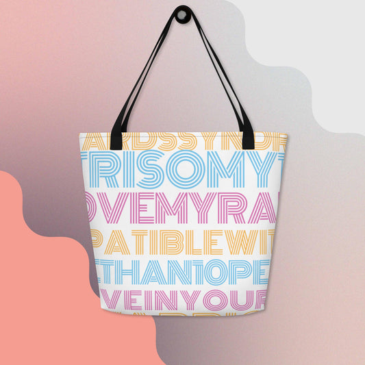 Hashtag Large Tote Bag