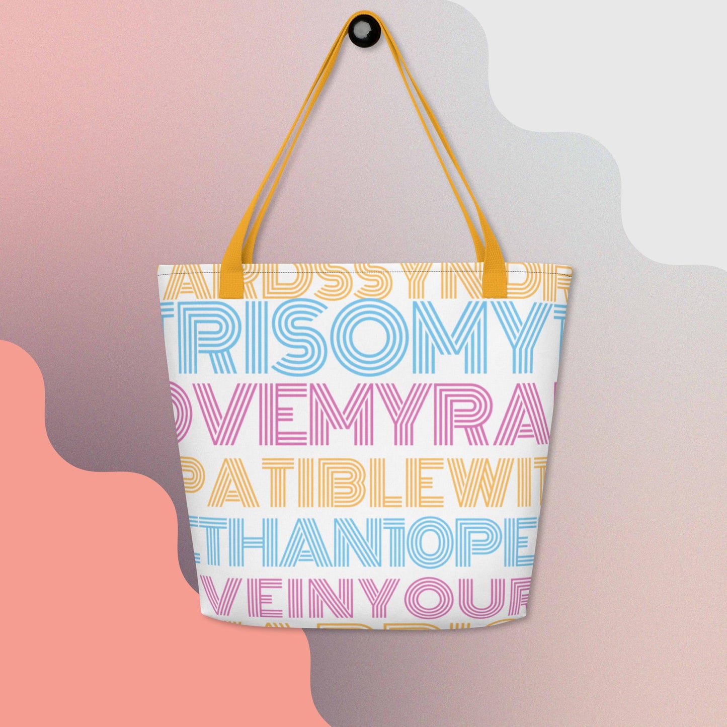 Hashtag Large Tote Bag