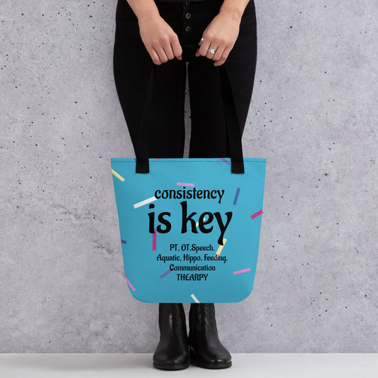 Consistency is Key Tote bag