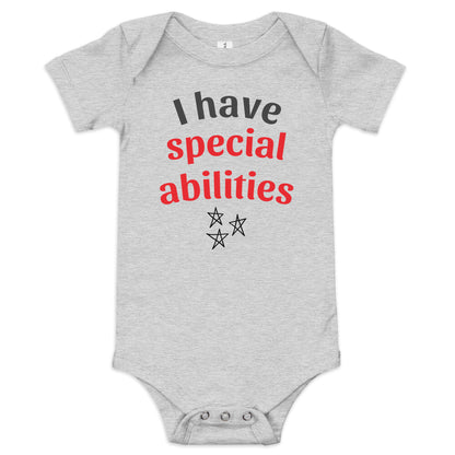 I have Special Abilities Baby short sleeve one piece