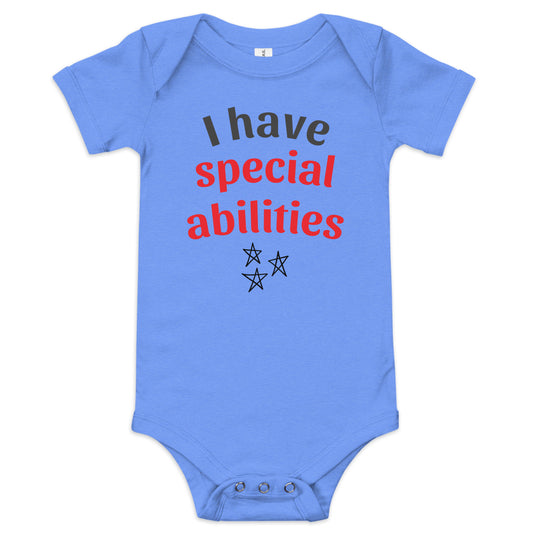 I have Special Abilities Baby short sleeve one piece