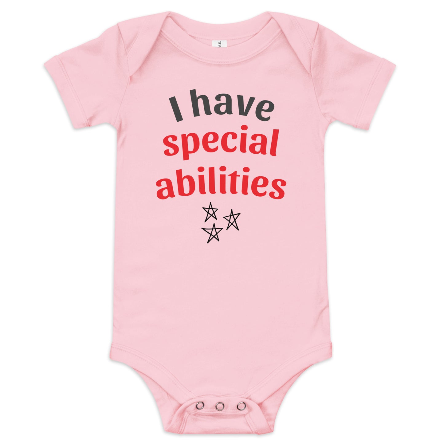 I have Special Abilities Baby short sleeve one piece