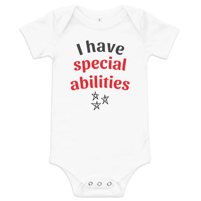 I have Special Abilities Baby short sleeve one piece