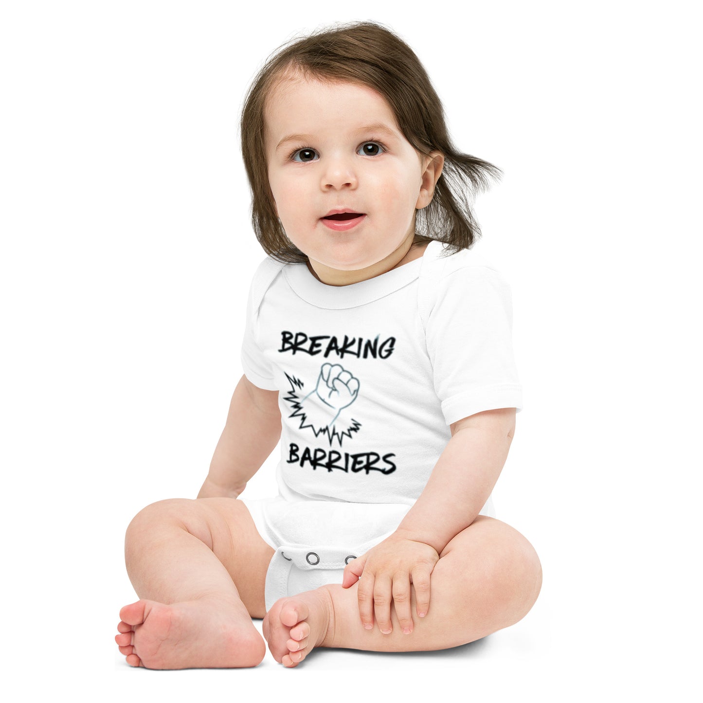 Breaking Barriers-Baby short sleeve one piece