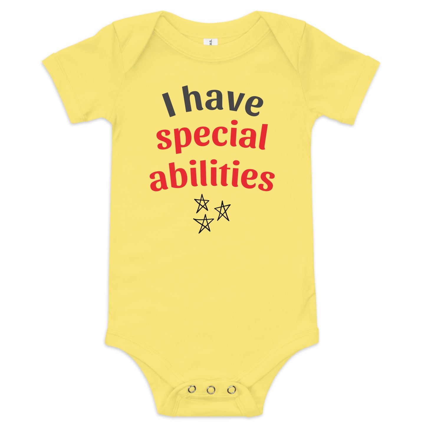 I have Special Abilities Baby short sleeve one piece