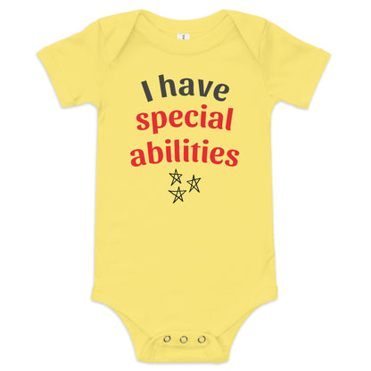 I have Special Abilities Baby short sleeve one piece