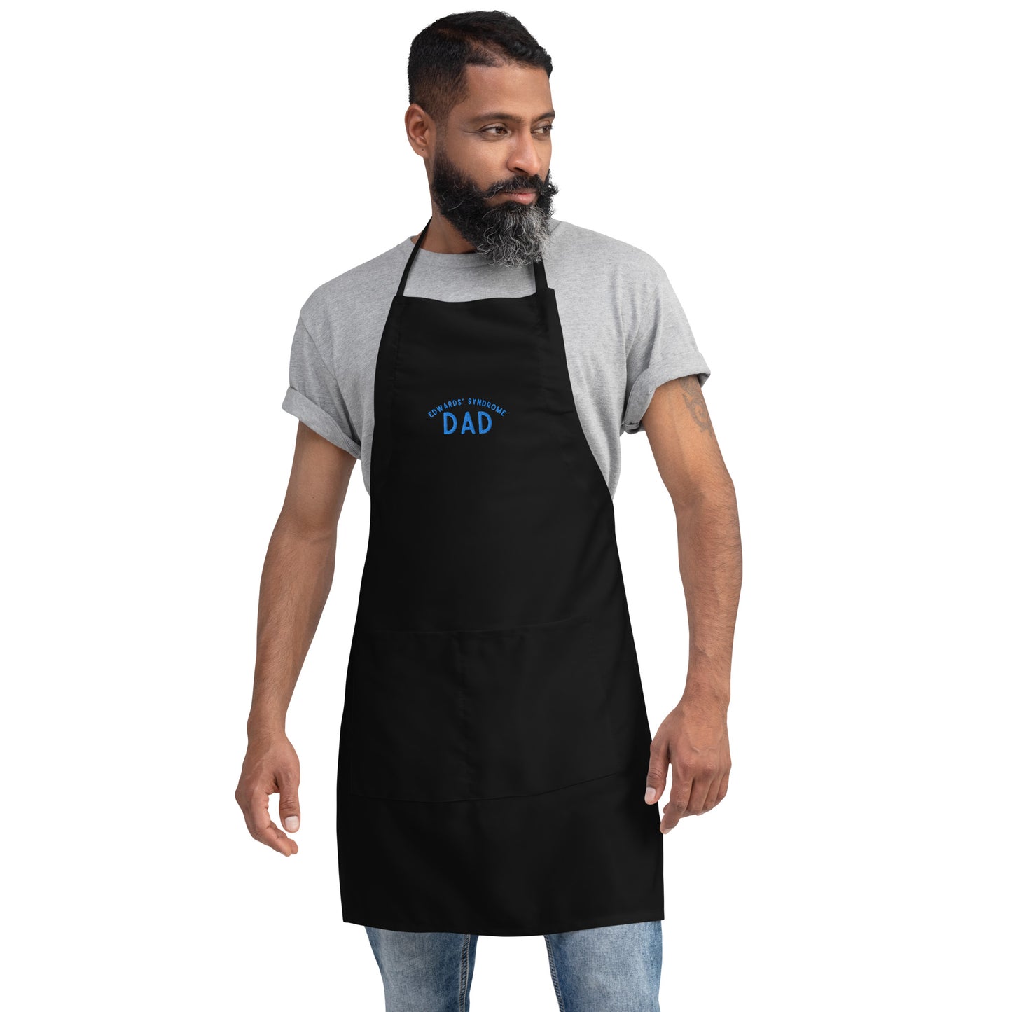 Edwards' Syndrome Dad Embroidered Apron