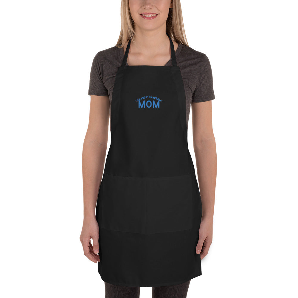 Edwards' Syndrome Mom Embroidered Apron