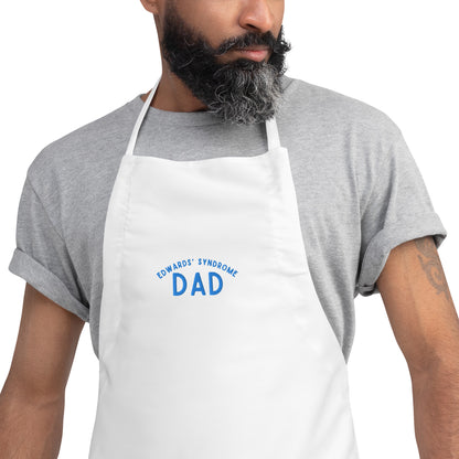 Edwards' Syndrome Dad Embroidered Apron