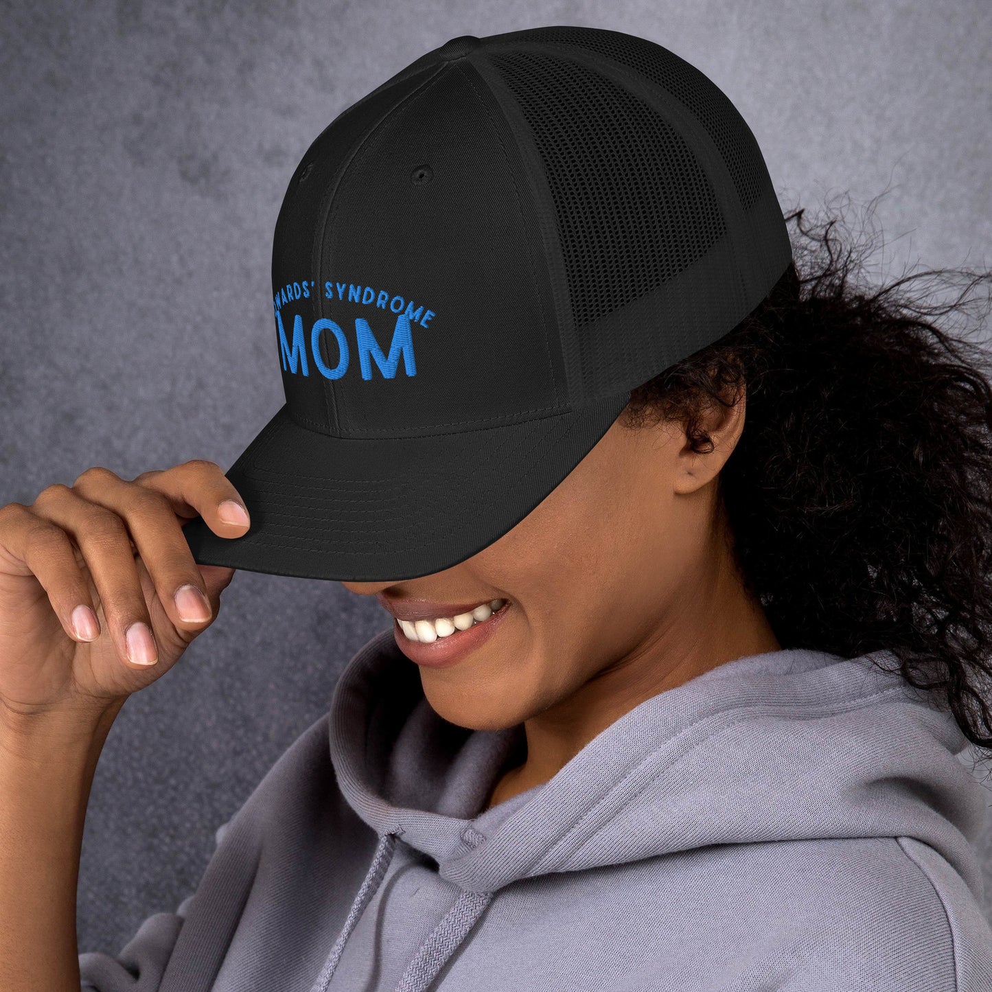 Edwards' Syndrome Mom Trucker Cap