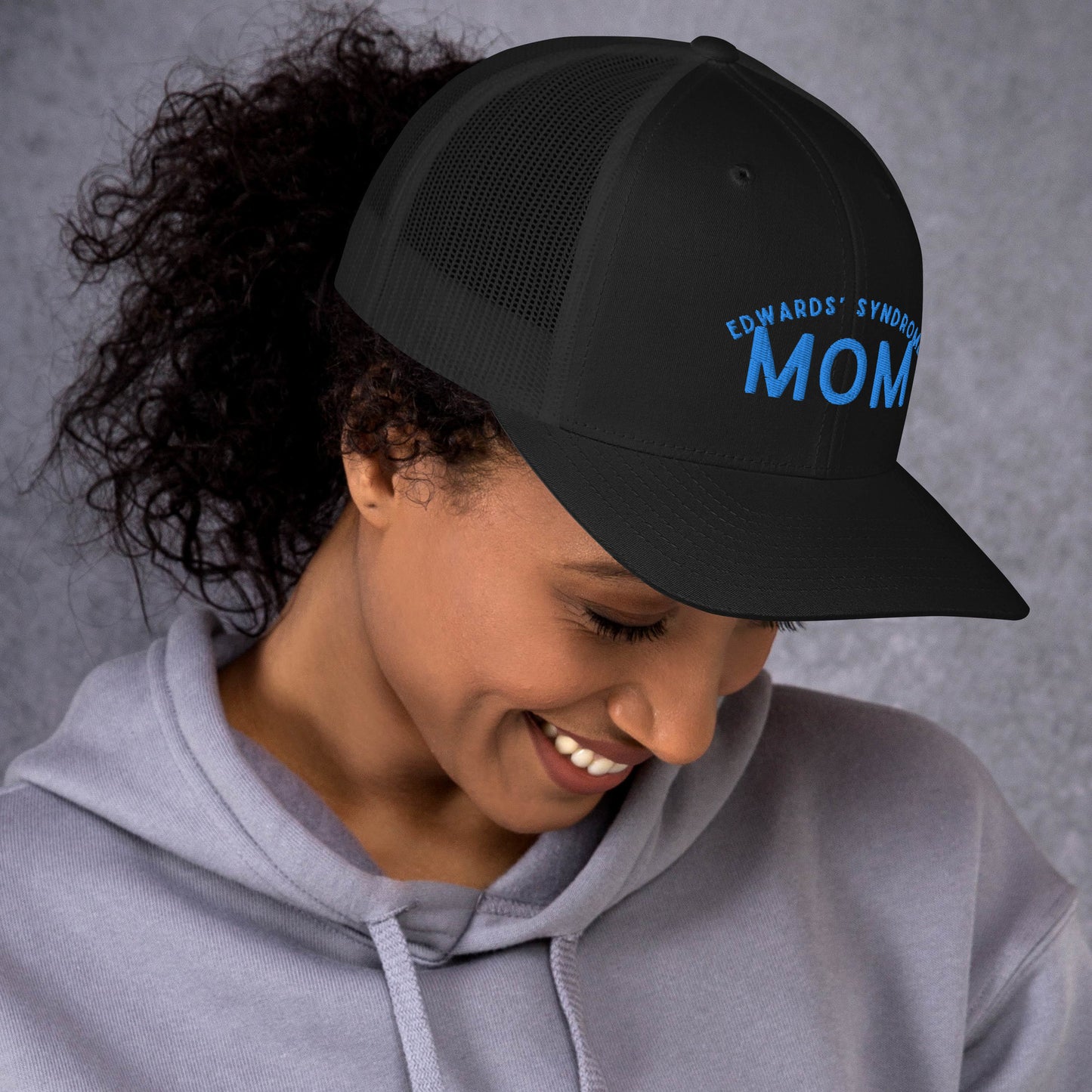 Edwards' Syndrome Mom Trucker Cap