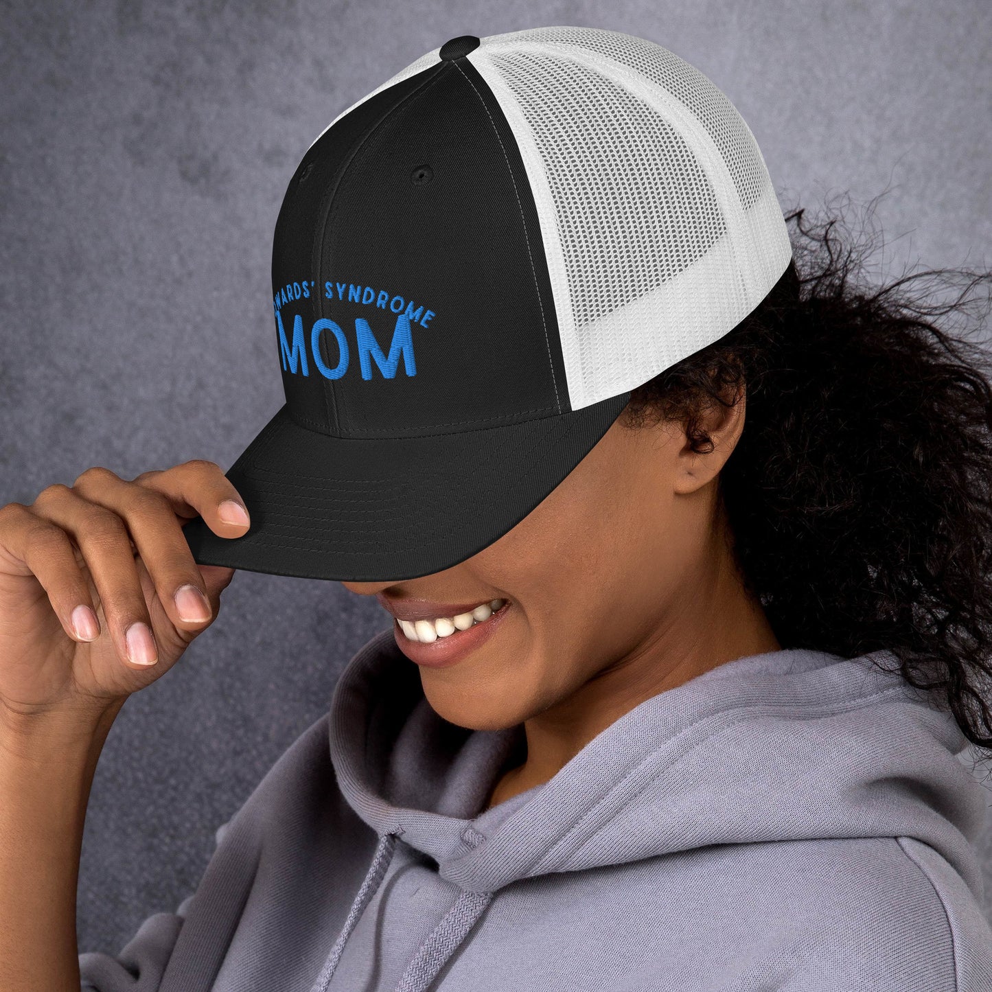 Edwards' Syndrome Mom Trucker Cap