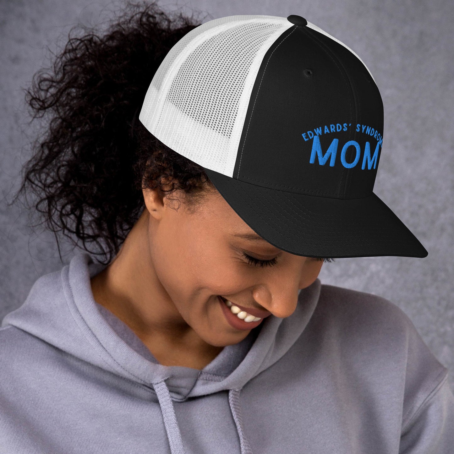 Edwards' Syndrome Mom Trucker Cap