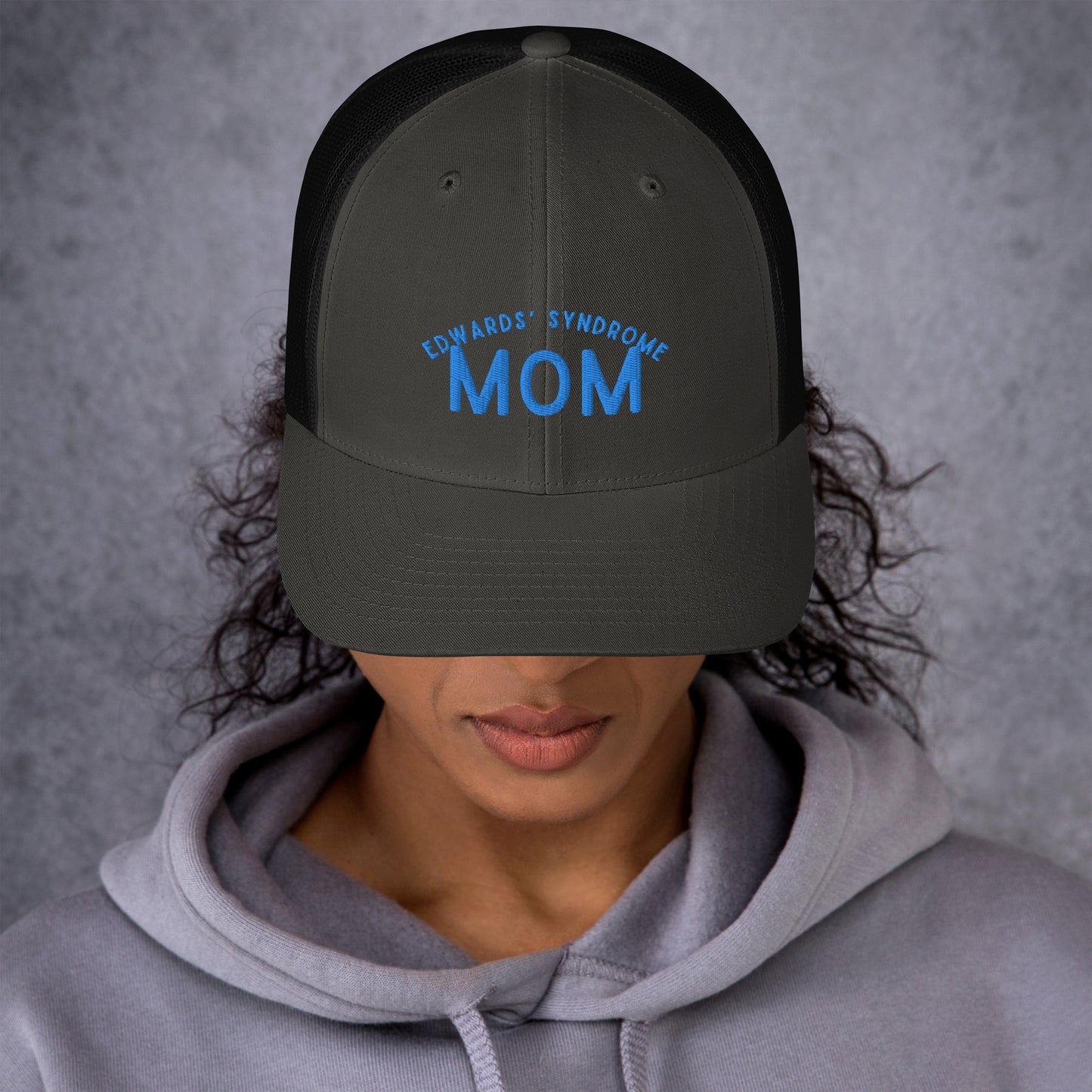 Edwards' Syndrome Mom Trucker Cap