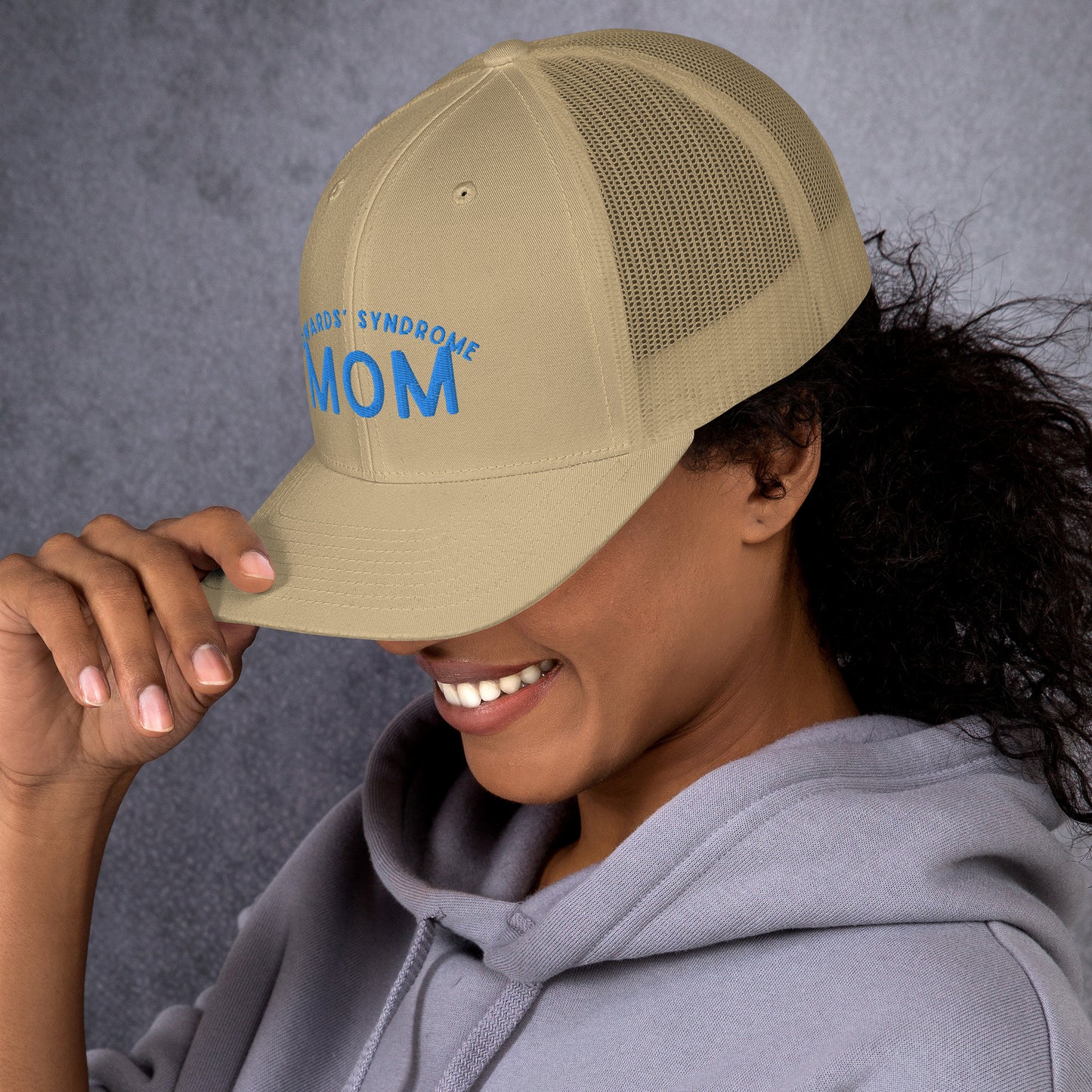 Edwards' Syndrome Mom Trucker Cap