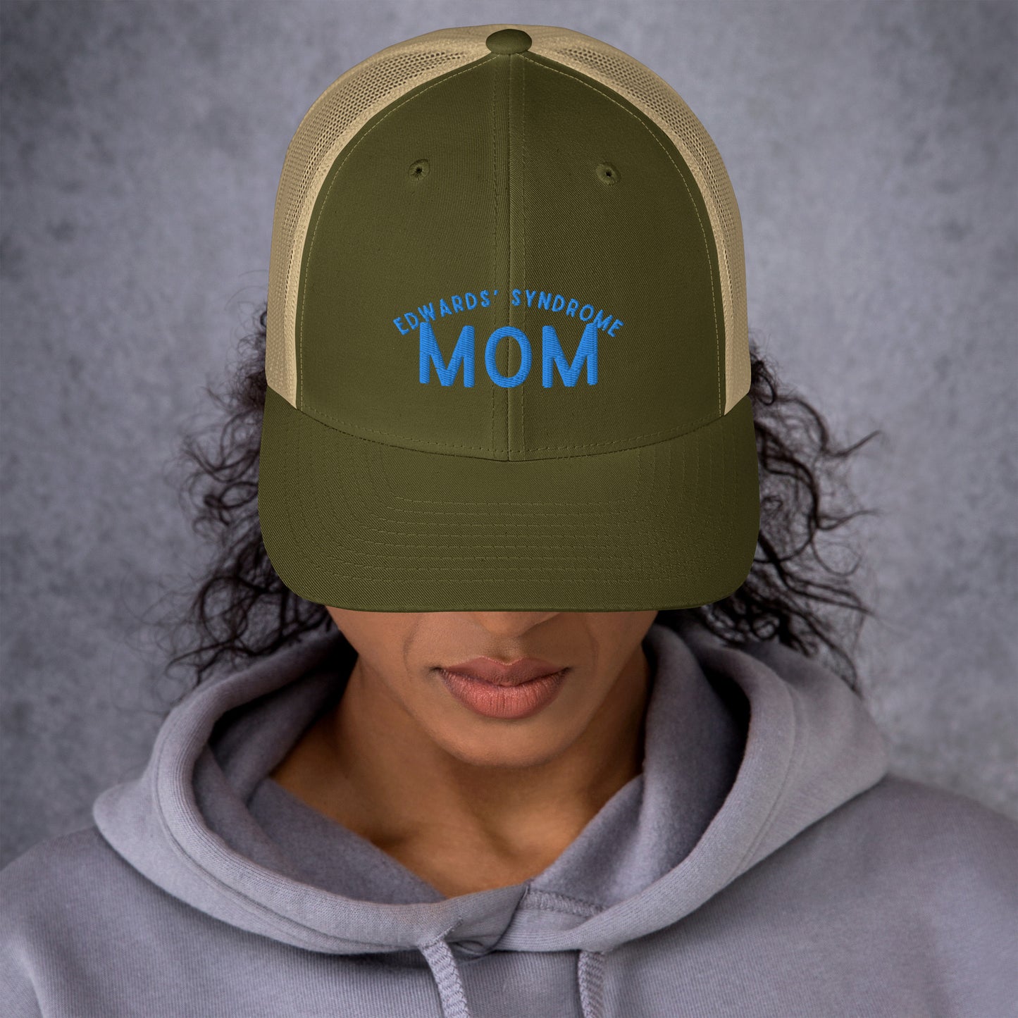 Edwards' Syndrome Mom Trucker Cap