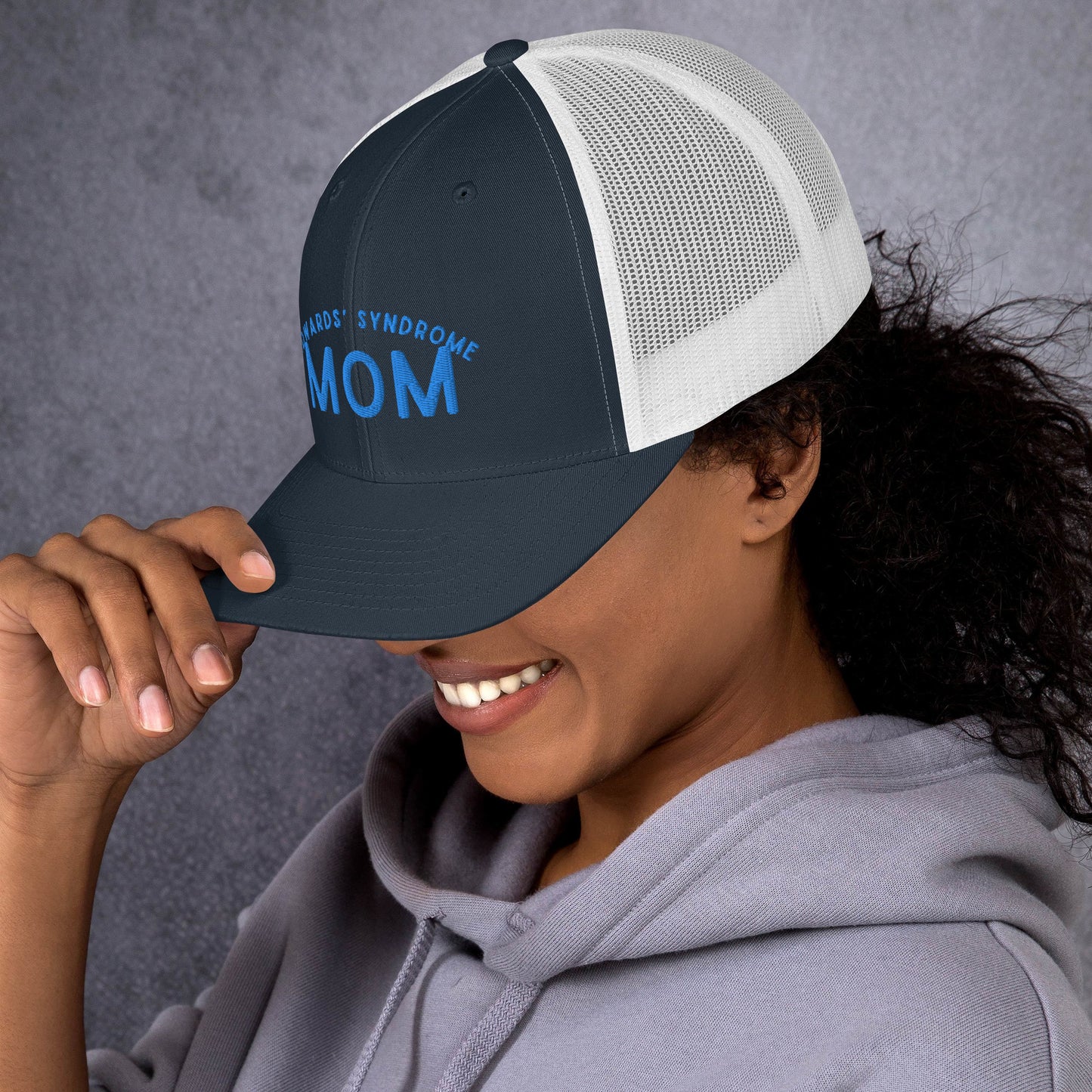 Edwards' Syndrome Mom Trucker Cap