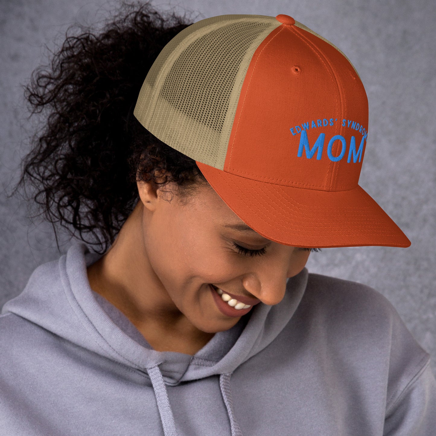 Edwards' Syndrome Mom Trucker Cap