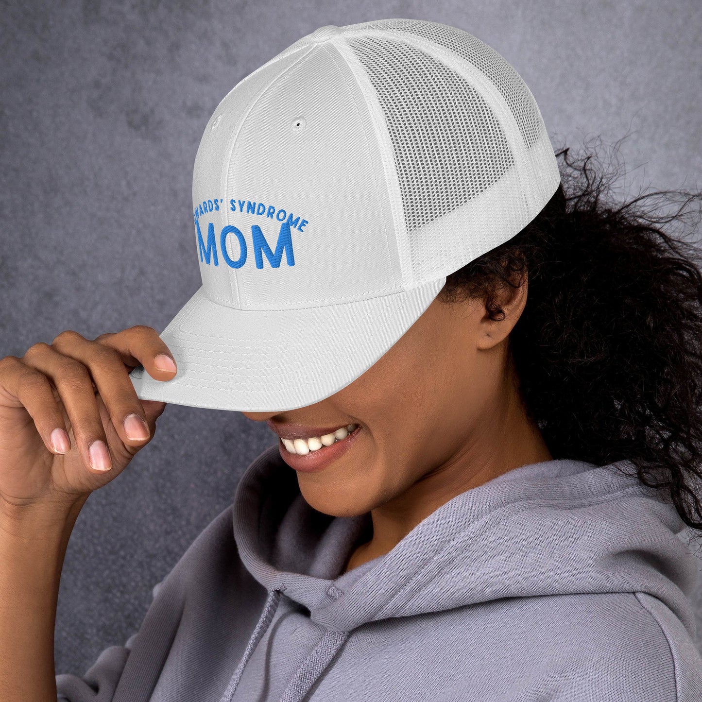 Edwards' Syndrome Mom Trucker Cap