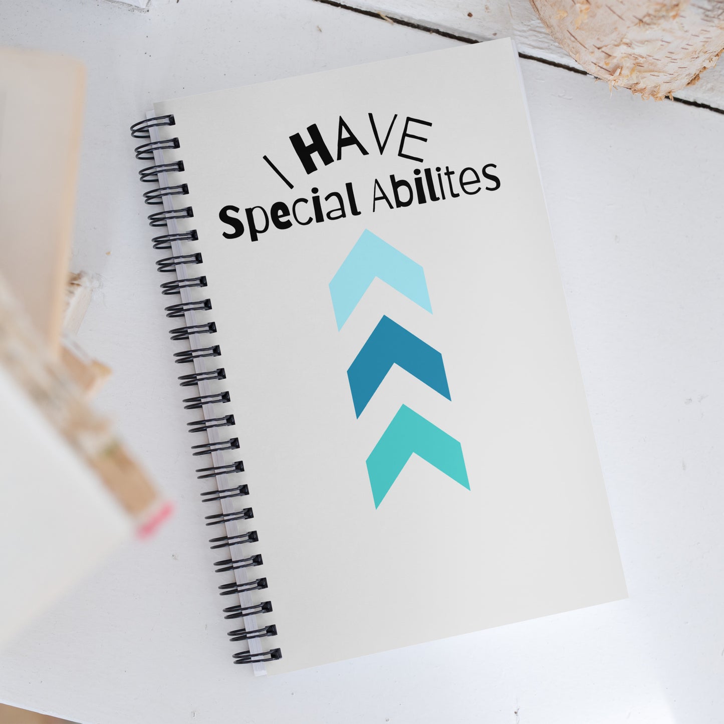 I Have Special Abilities Spiral notebook