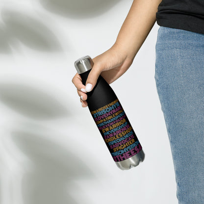 Hashtag Stainless steel water bottle