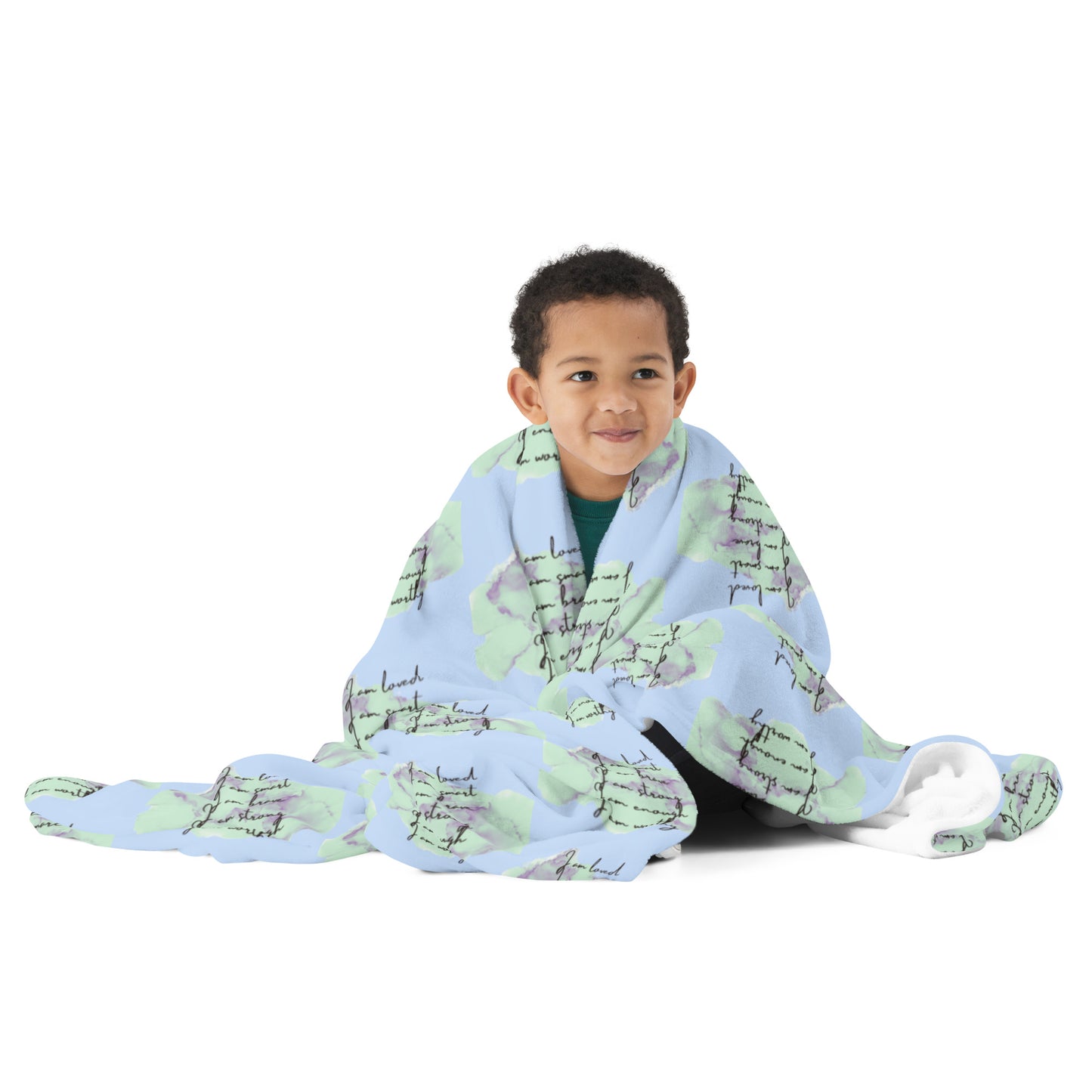 I am Strong Throw Blanket