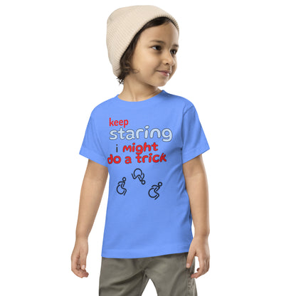 Keep Staring Toddler Short Sleeve Tee