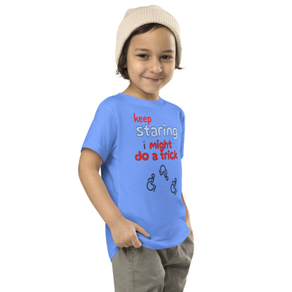 Keep Staring Toddler Short Sleeve Tee