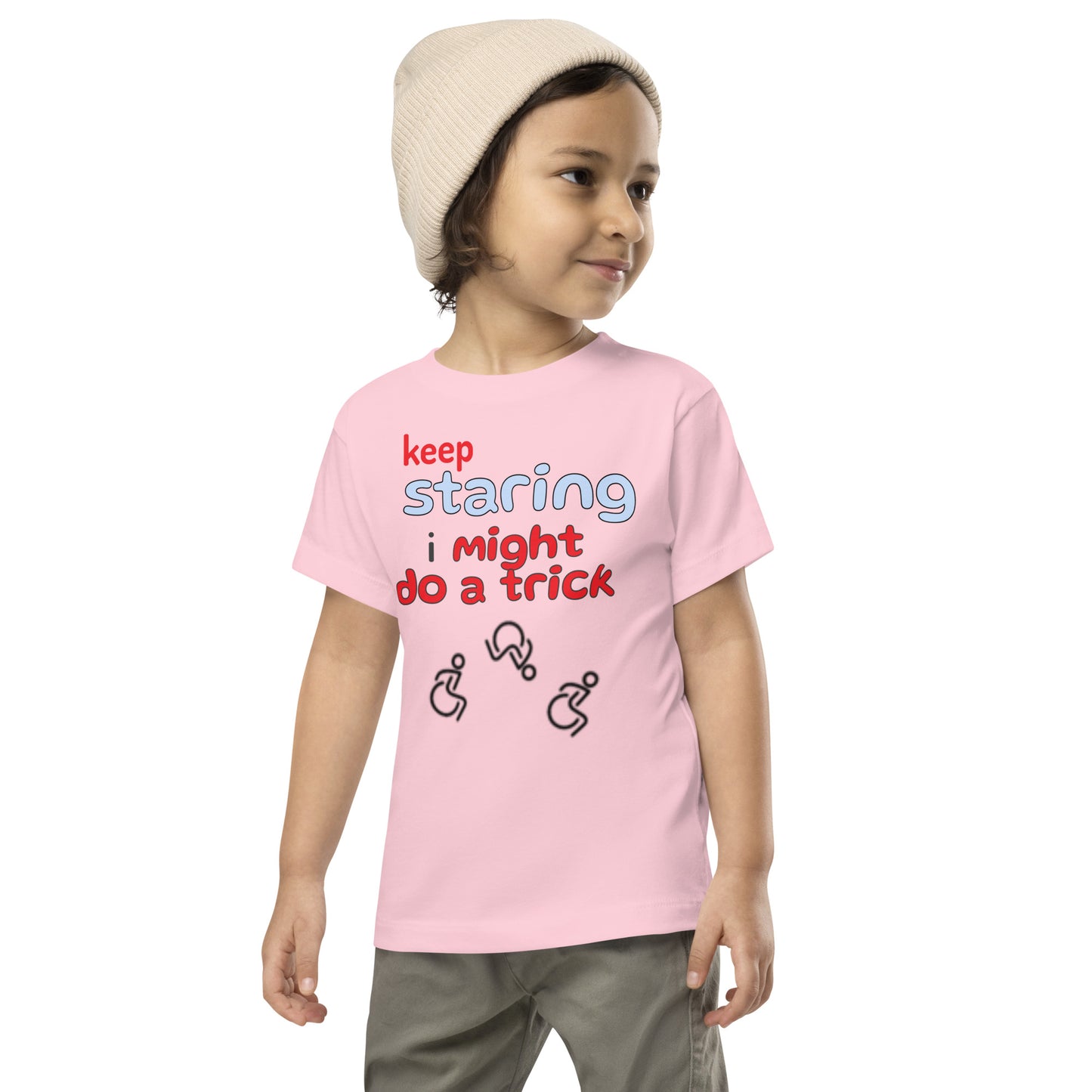 Keep Staring Toddler Short Sleeve Tee