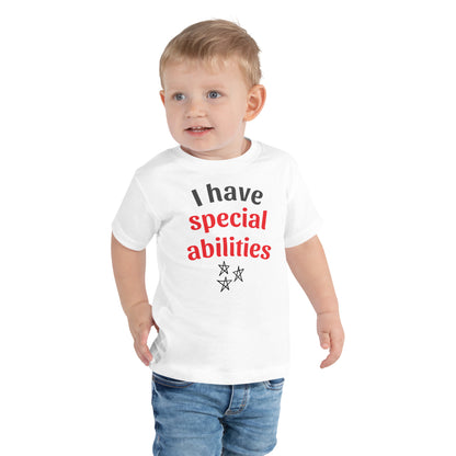 I have Special Abilities Toddler Short Sleeve Tee