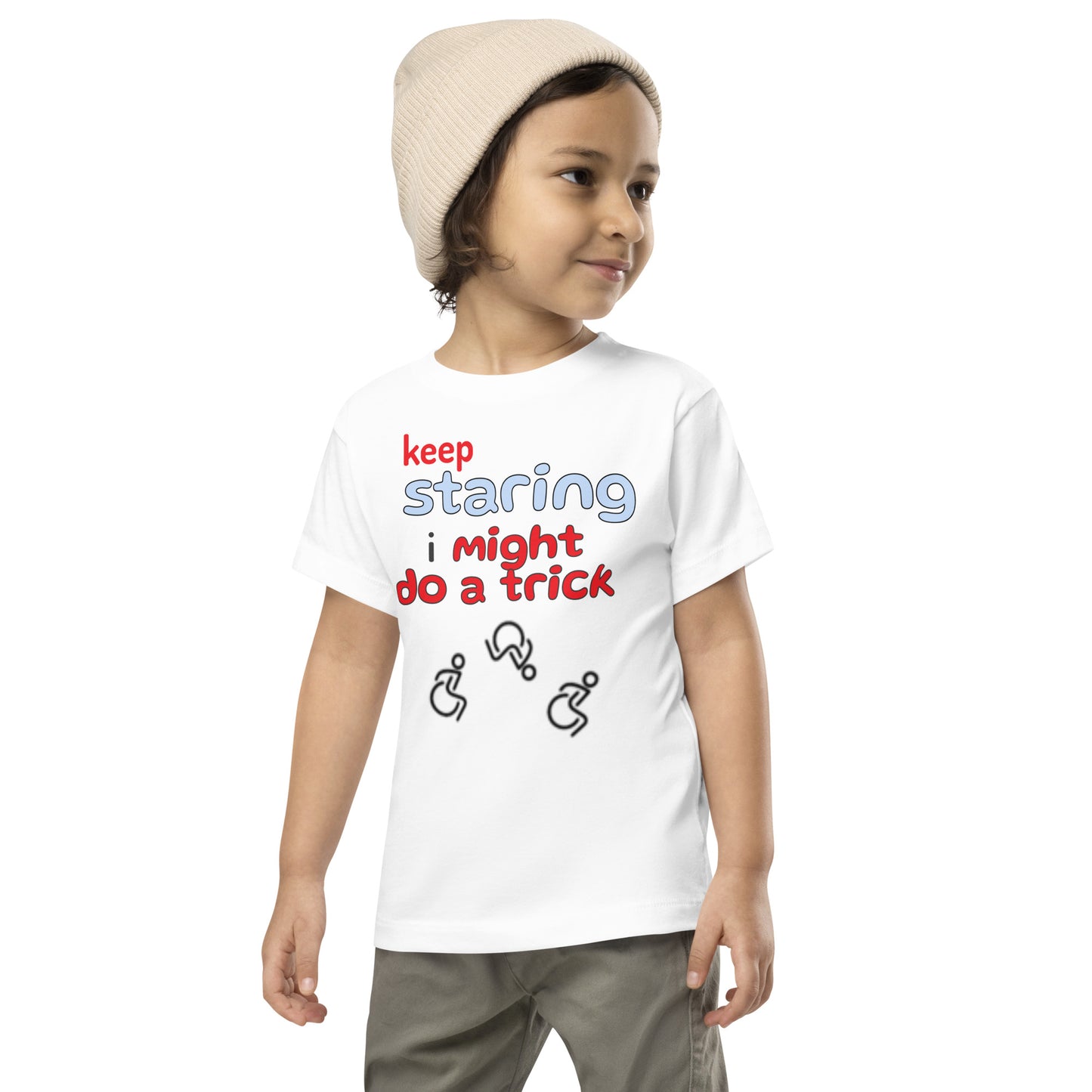 Keep Staring Toddler Short Sleeve Tee