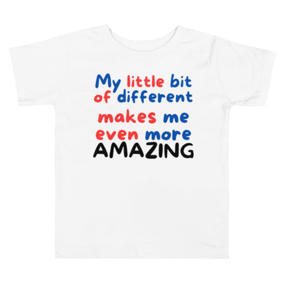 T-Shirt - Toddler - Different is Amazing