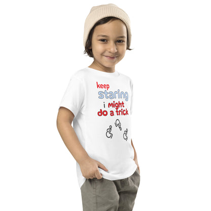 Keep Staring Toddler Short Sleeve Tee