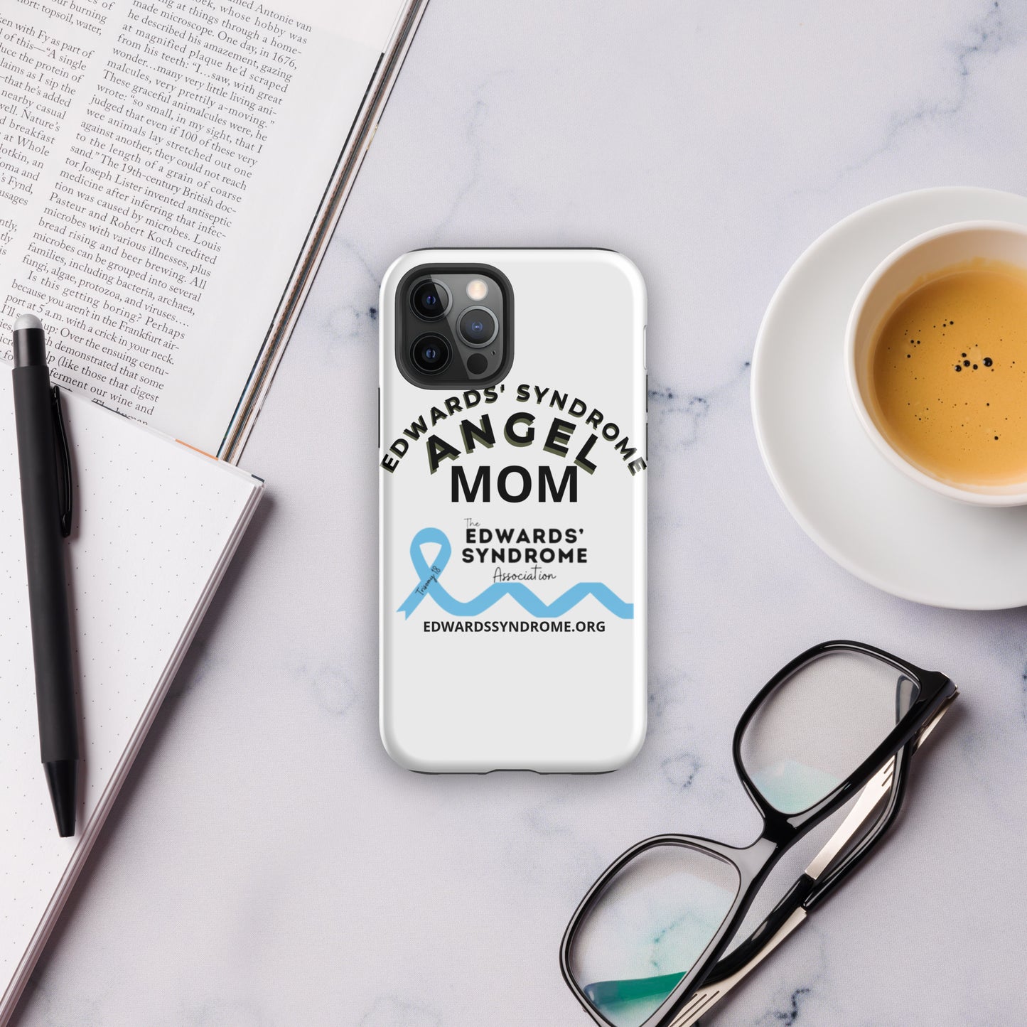 Edwards' Syndrome Angel Mom Tough Case for iPhone®