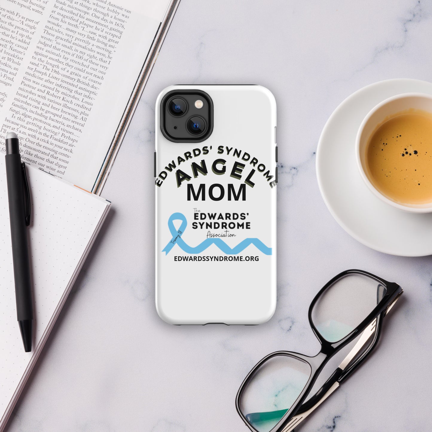 Edwards' Syndrome Angel Mom Tough Case for iPhone®