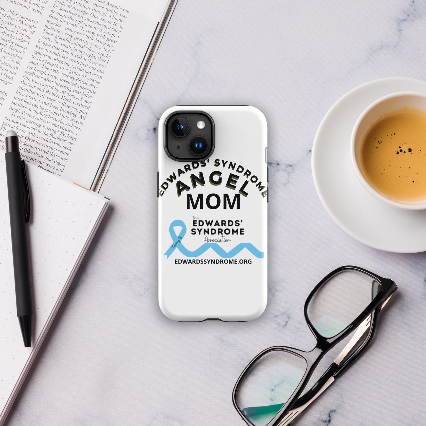 Edwards' Syndrome Angel Mom Tough Case for iPhone®