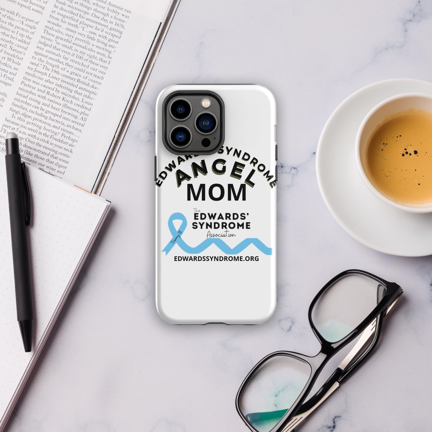 Edwards' Syndrome Angel Mom Tough Case for iPhone®