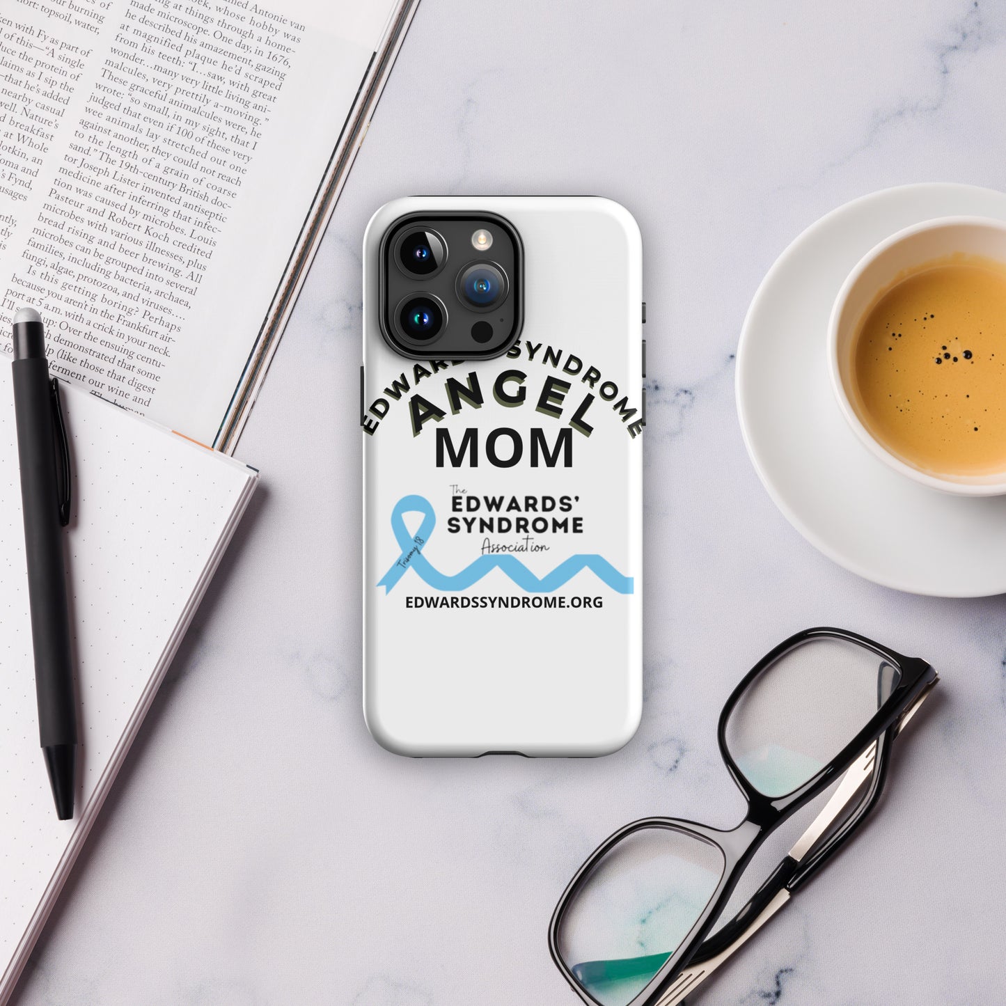 Edwards' Syndrome Angel Mom Tough Case for iPhone®