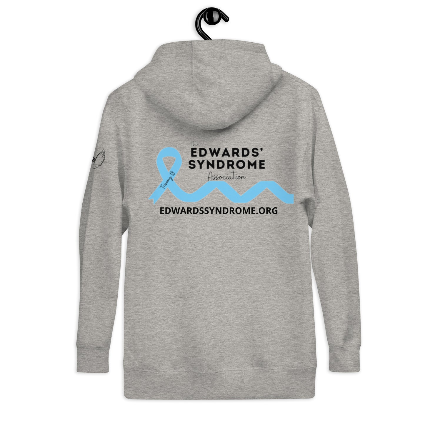 Edwards' Syndrome Angel Mom Hoodie