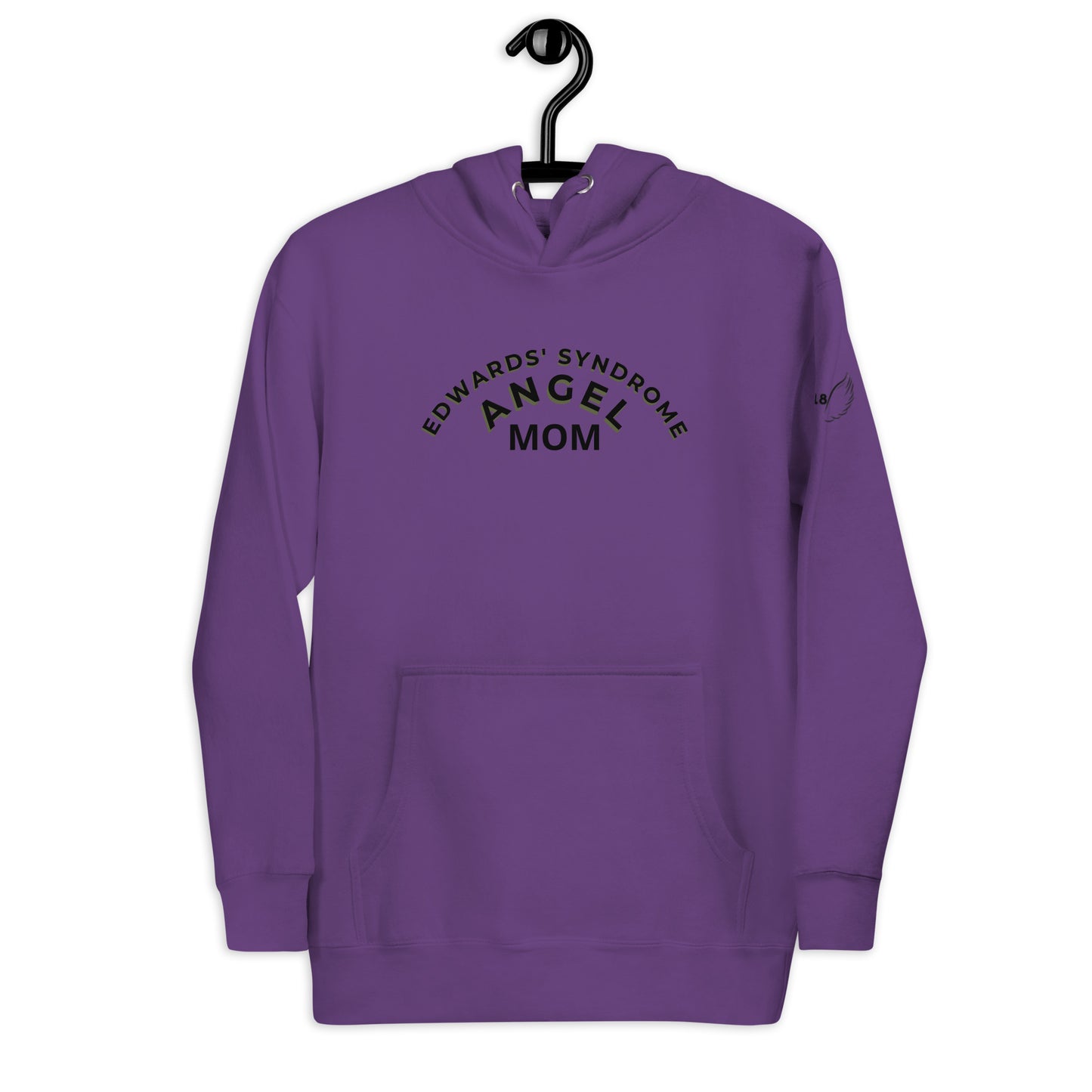 Edwards' Syndrome Angel Mom Hoodie