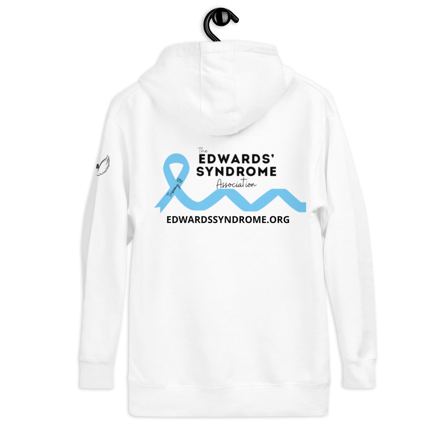 Edwards' Syndrome Angel Mom Hoodie