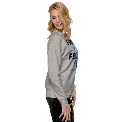 (Mia) Faith over Fear-Unisex Premium Sweatshirt