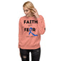 (Mia) Faith over Fear-Unisex Premium Sweatshirt