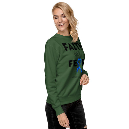 (Mia) Faith over Fear-Unisex Premium Sweatshirt