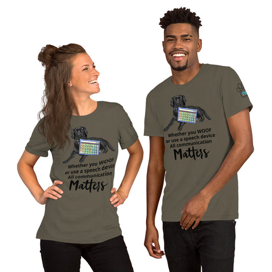 All Communication Matters Unisex t-shirt