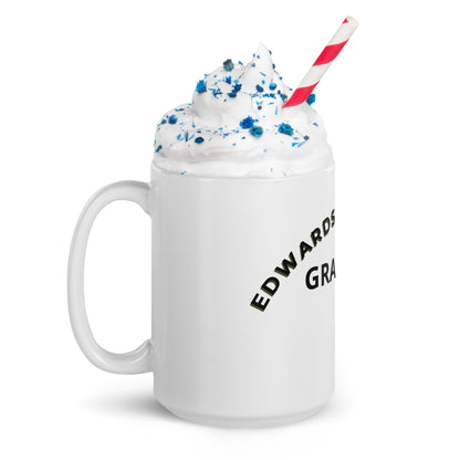 Edwards' Syndrome Grandma White glossy mug