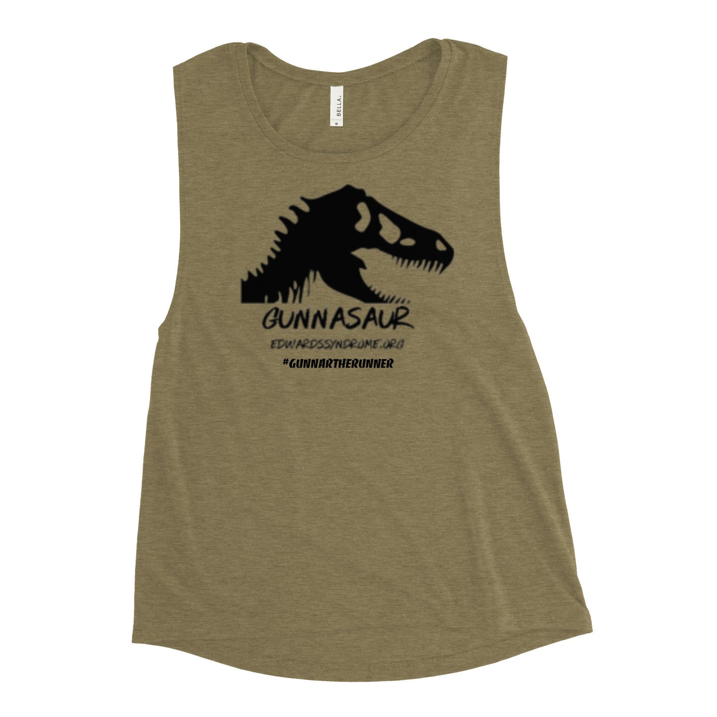 (Gunnar) Gunnasaur Ladies’ Muscle Tank