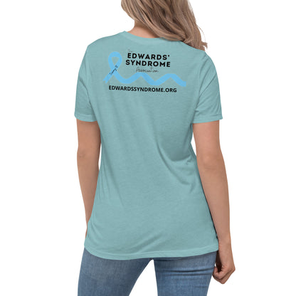 Edwards' Syndrome Angel Mom Women's Relaxed T-Shirt