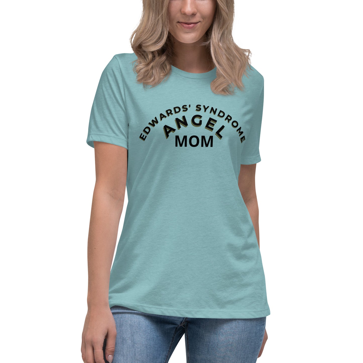 Edwards' Syndrome Angel Mom Women's Relaxed T-Shirt